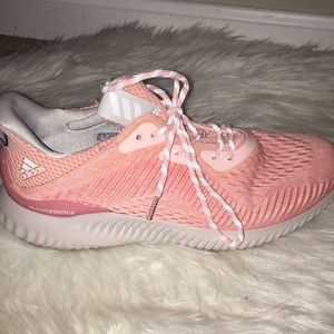 Pink adidas Alpha Bounce shoe